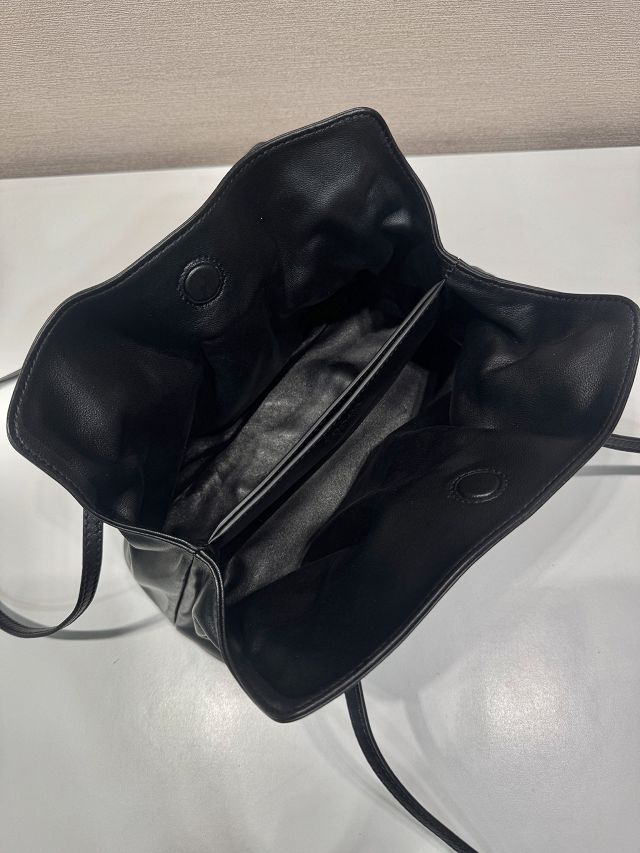 Prada original lambskin dada small bag 1BG586 black