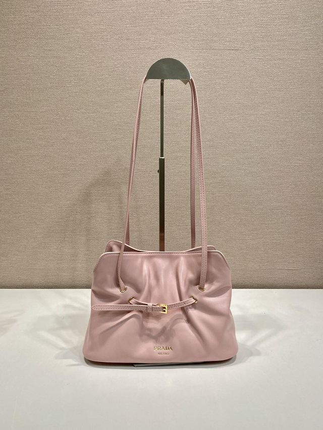 Prada original lambskin dada small bag 1BG586 light pink