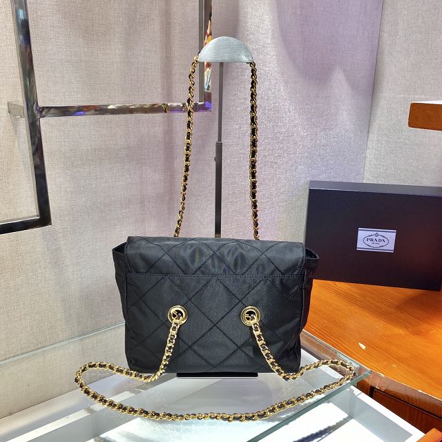 Prada original nylon medium tote bag 1BD620 black