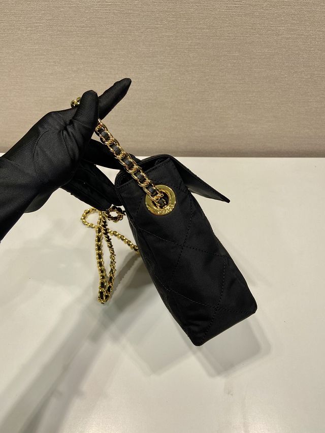 Prada original nylon medium tote bag 1BD633 black