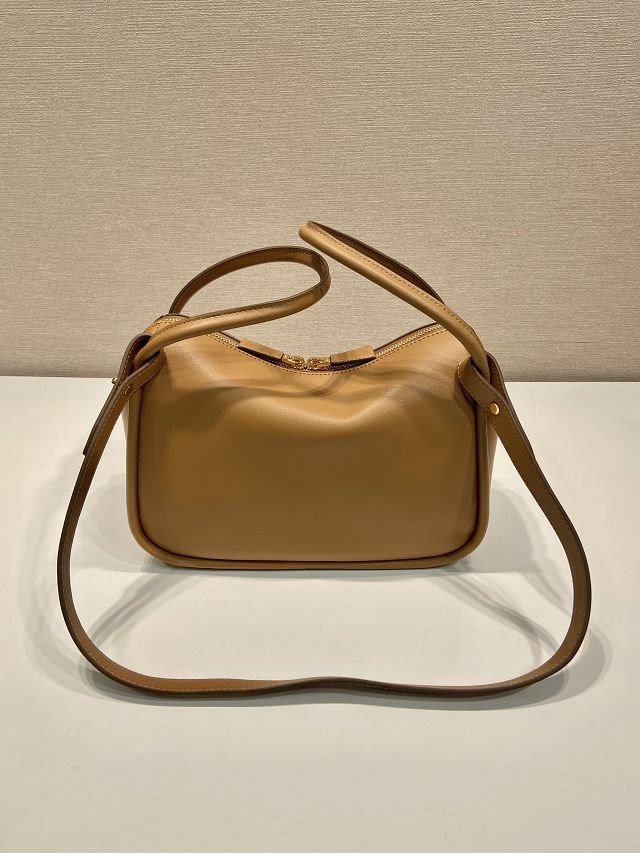 Prada original calfskin darling handbag 1BA451 caramel