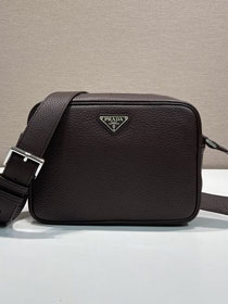 Prada original calfskin shoulder bag 2VH189 black