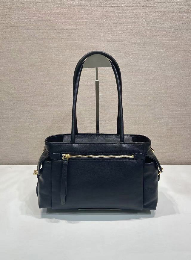 Prada original lambskin explore medium tote bag 1BG596 black