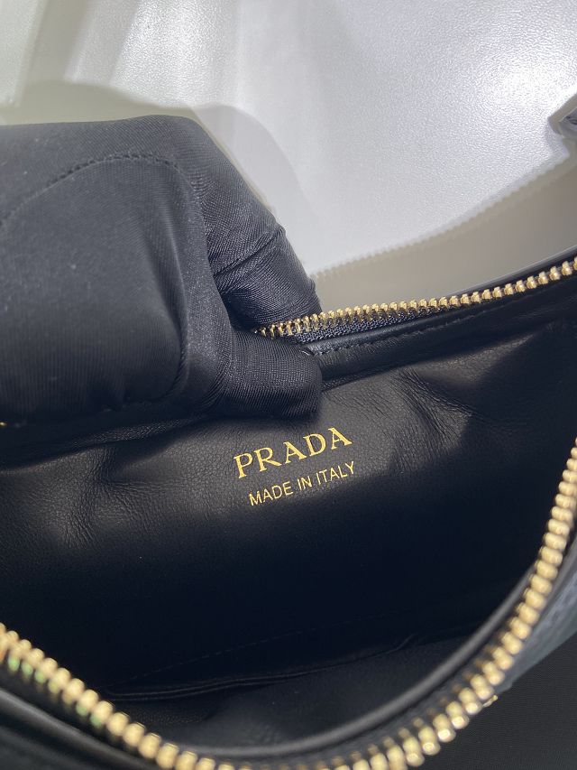 Prada original nylon arque shoulder bag 1BC194 black