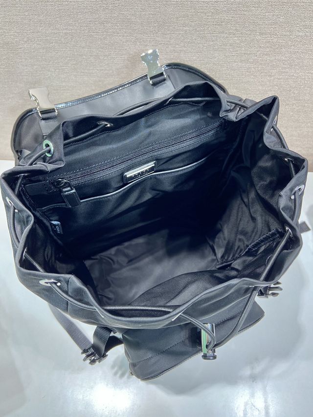 Prada original calfskin large backpack 2VZ135 black
