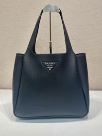 Prada original calfskin large tote bag 1BG338 black