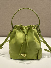 Prada original nylon 1978 mini bucket bag 1BE067 green