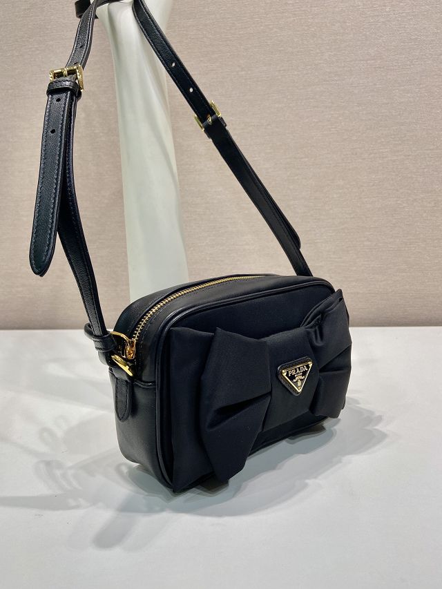 Prada original nylon mini shoulder bag 1BC242 black