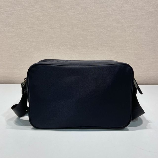 Prada original nylon small shoulder bag 1BC167 black 