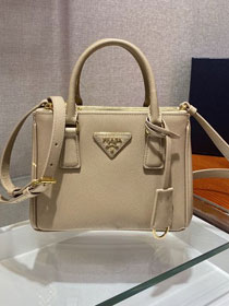 Prada original saffiano calfskin galleria mini bag 1BA906 apricot