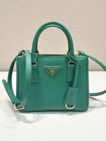 Prada original saffiano calfskin galleria mini bag 1BA906 green