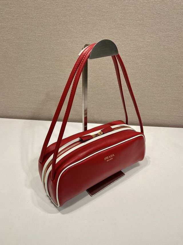 Prada original calfskin shoulder bag 1BC249 red
