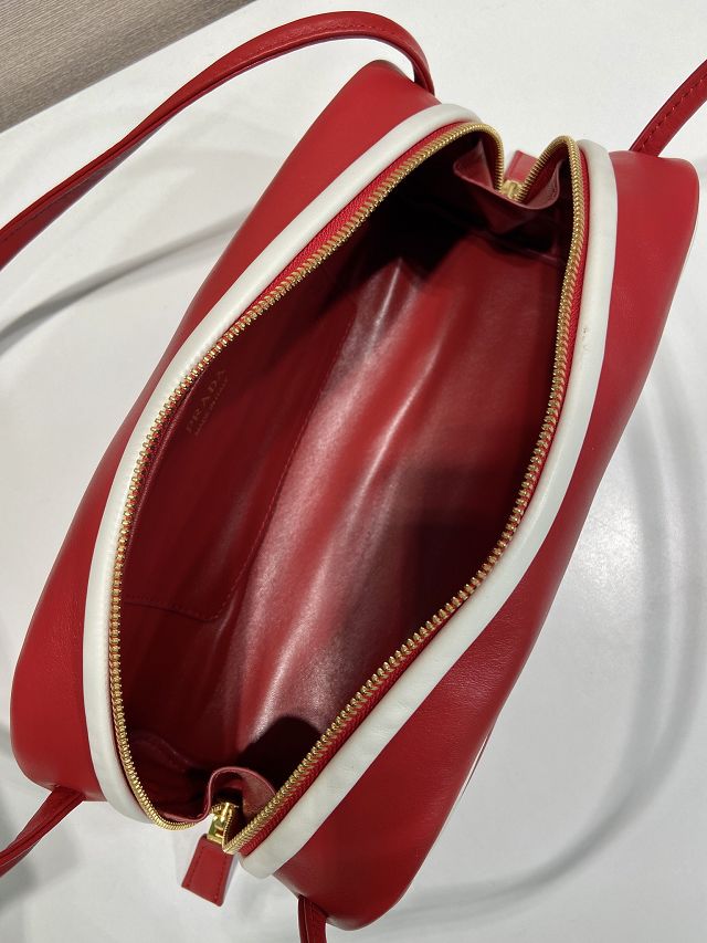Prada original calfskin shoulder bag 1BC249 red