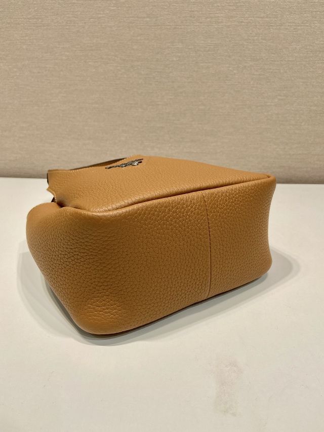 Prada original calfskin mini tote bag 1BA349 caramel