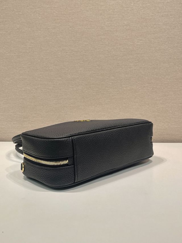 Prada original calfskin shoulder bag 1BB126 black