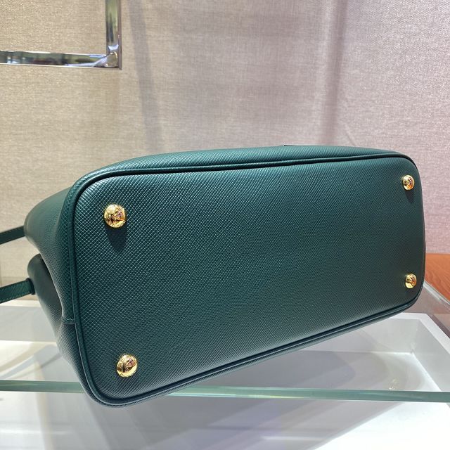 Prada original saffiano calfskin galleria large bag 1BG775 green