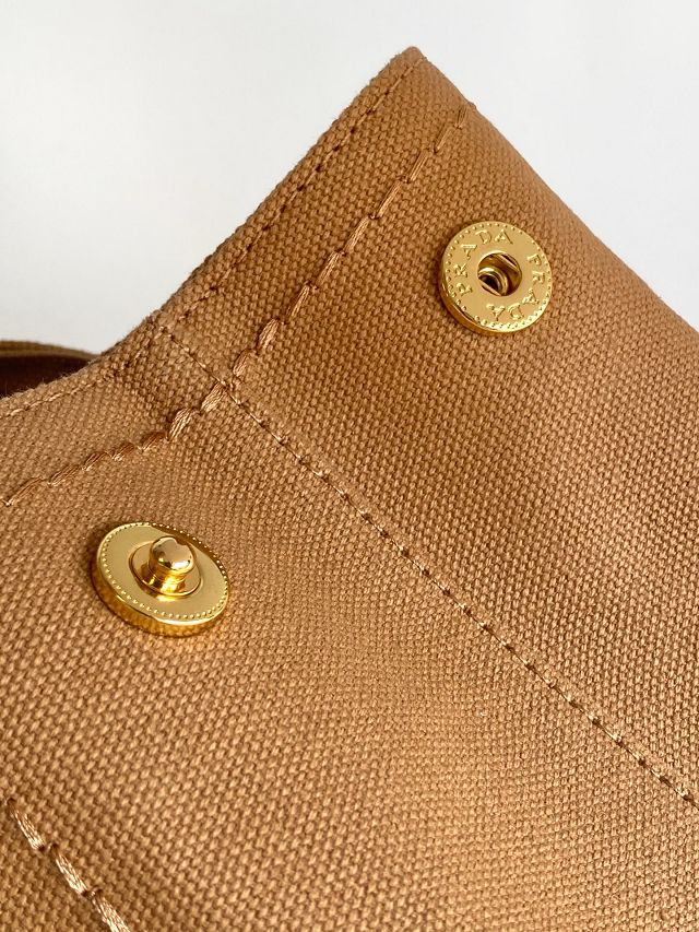 Prada original canvas jardiniere medium handbag 1BG554 tabacco