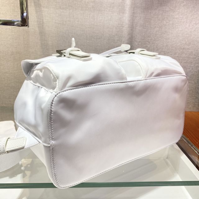 Prada original nylon medium backpack 1BZ811 white