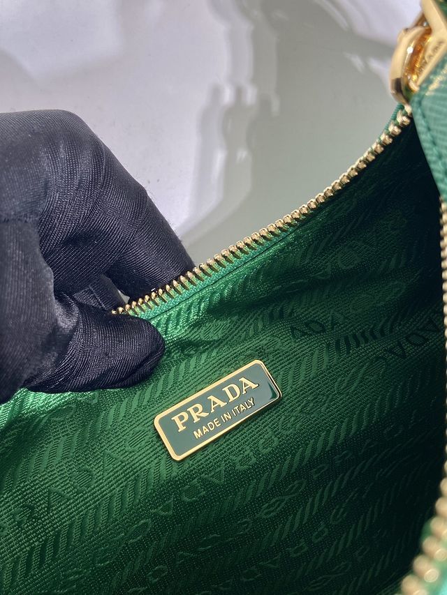 Prada original nylon re-edition mini bag 1BC204 green