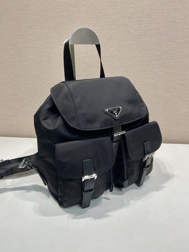 Prada original nylon small backpack 1BZ677 black
