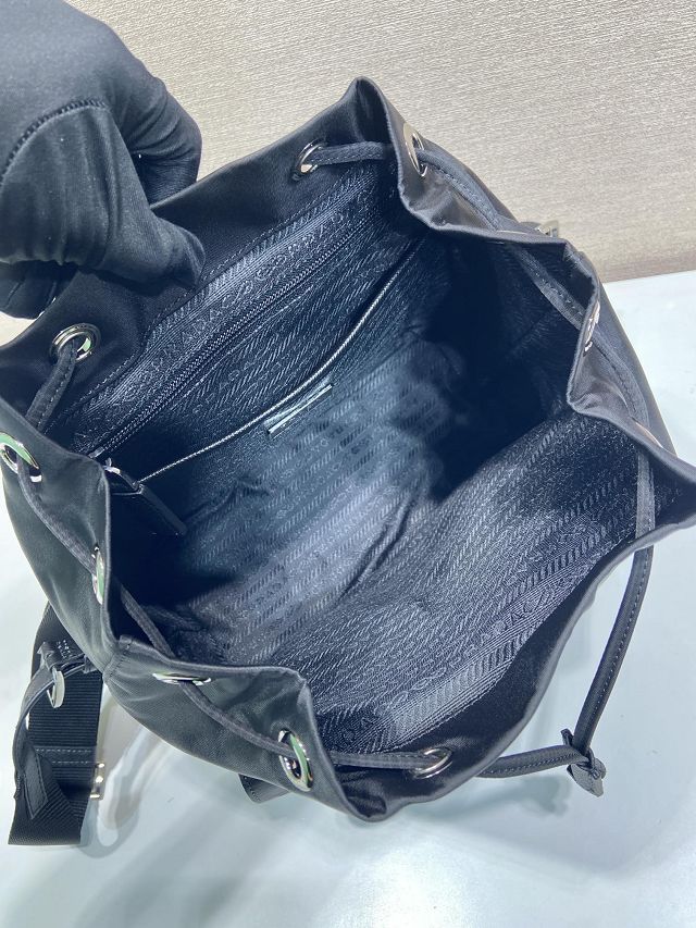 Prada original nylon small backpack 1BZ677 black