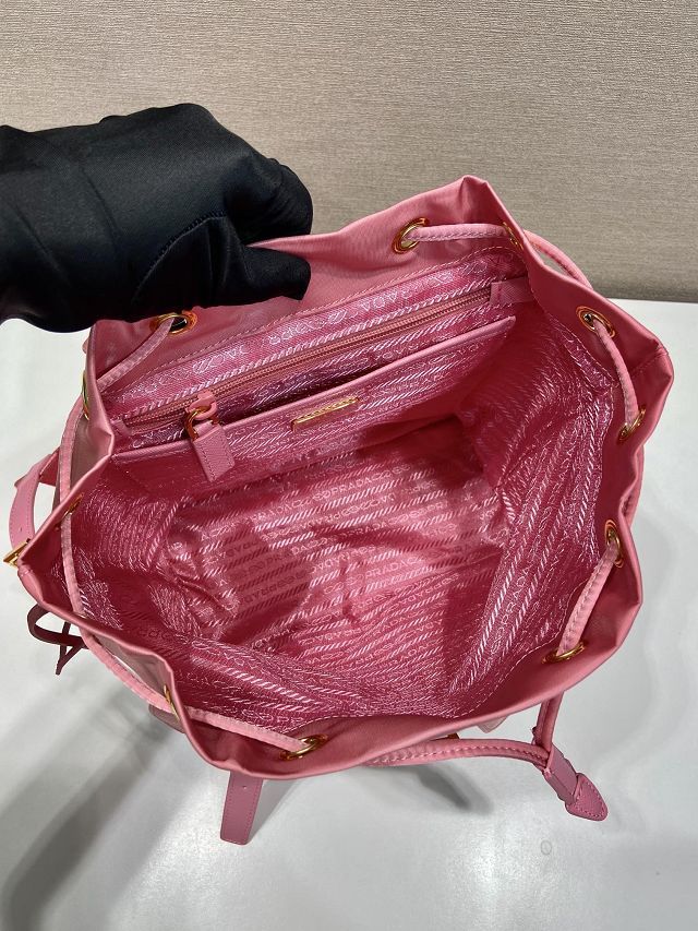 Prada original nylon small backpack 1BZ677 pink