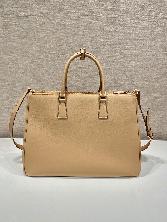Prada original soft calfskin galleria maxi bag 1BA802 natural