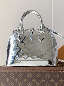 Louis vuitton original miroir canvas alma BB M26335 silver
