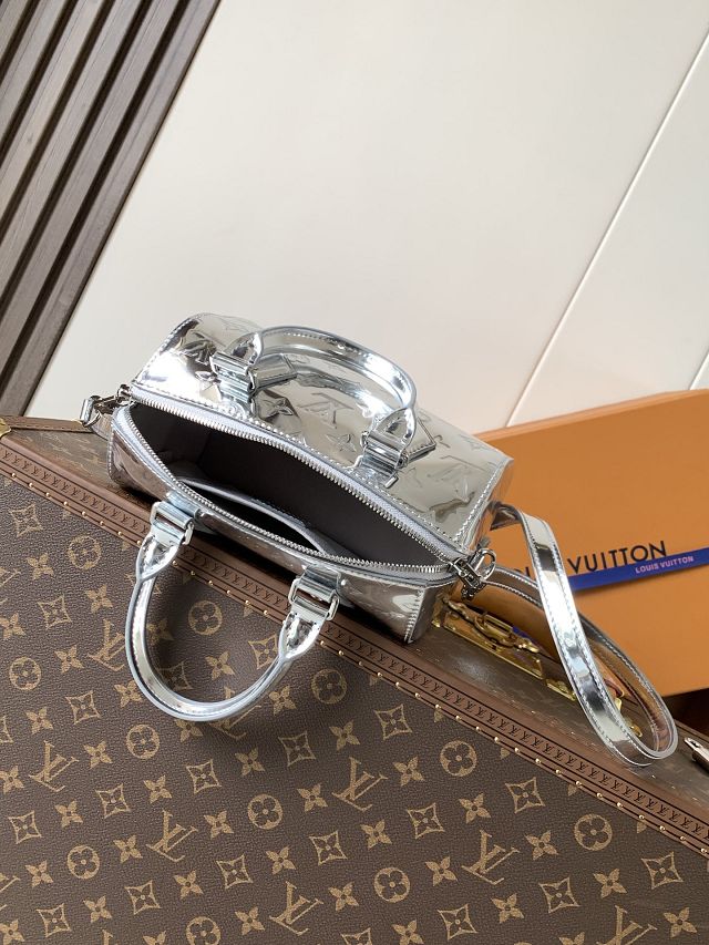 Louis vuitton original miroir canvas speedy 20 M11987 silver