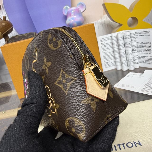 Louis vuitton original monogram canvas cosmetic pouch PM M15359