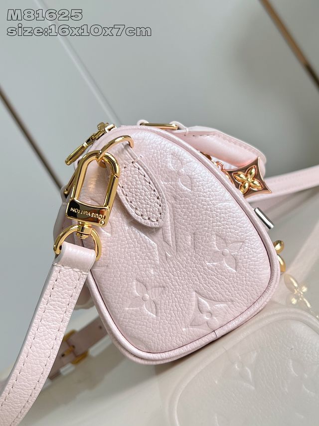 Louis vuitton original calfskin nano speedy M27107 snowy pearl