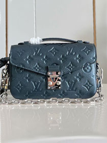Louis vuitton original calfskin pochette metis east west M26456 shimmery ink