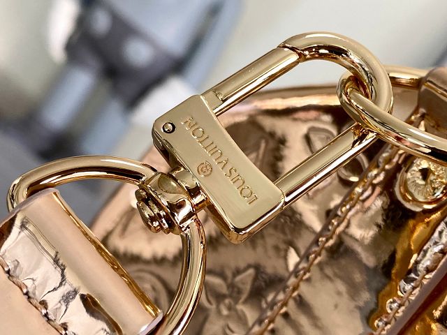 Louis vuitton original miroir canvas keepall 45 M26463 gold