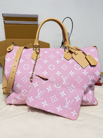Louis vuitton original soft calfskin speedy P9 50 M11565 pink