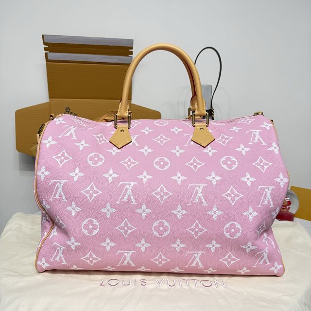 Louis vuitton original soft calfskin speedy P9 50 M11565 pink