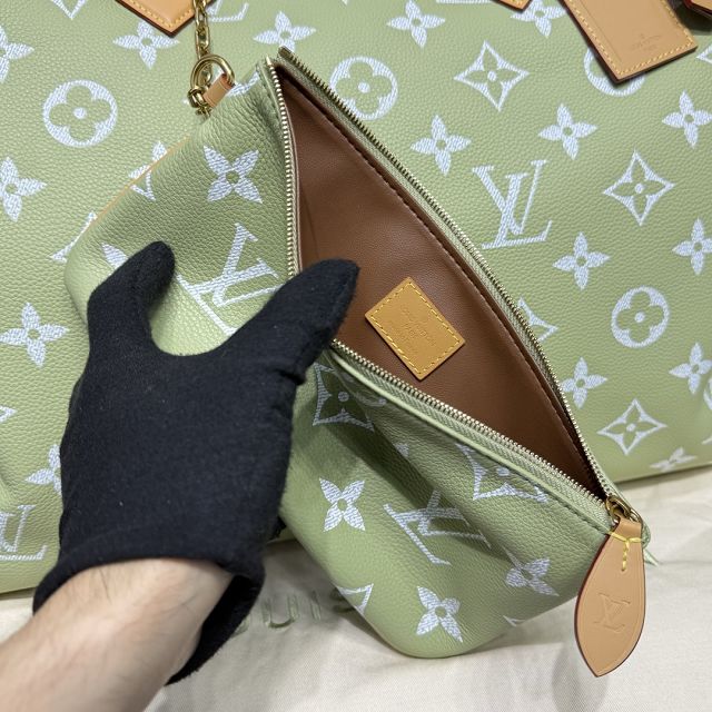 Louis vuitton original soft calfskin speedy P9 50 M13927 green