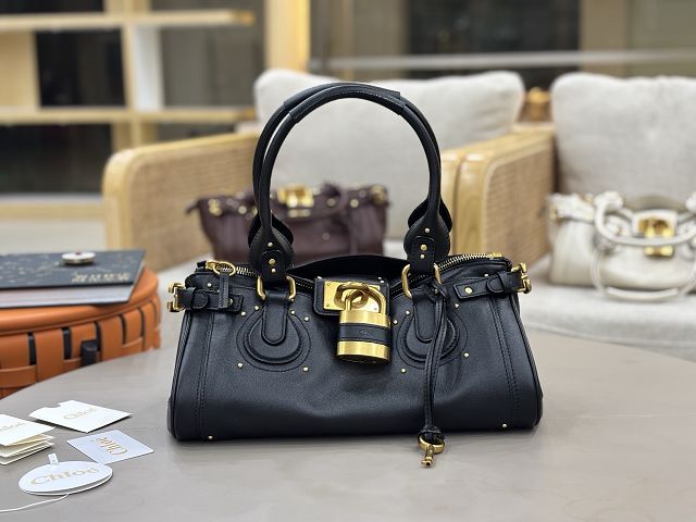 Chloe original calfskin paddington bag CH0003 black