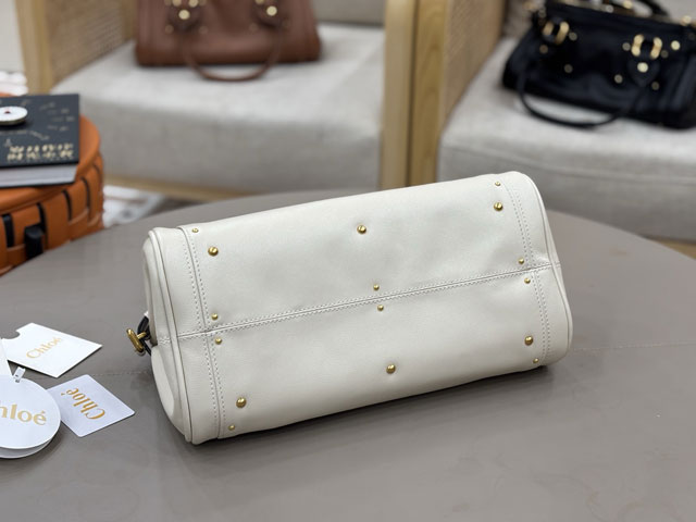 Chloe original calfskin paddington bag CH0003 white