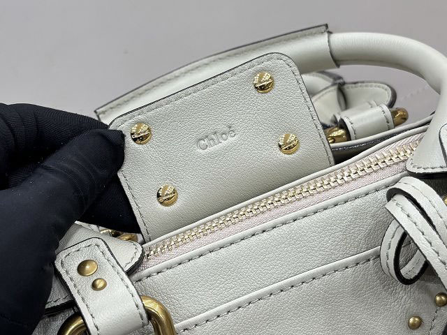 Chloe original calfskin small paddington bag CH0004 white