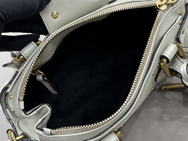 Chloe original calfskin small paddington bag CH0004 white