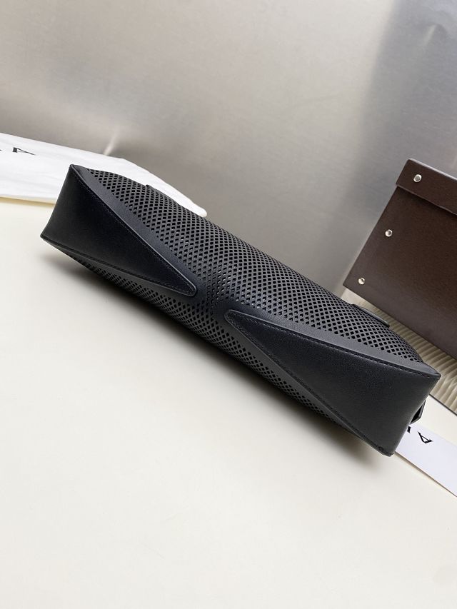 Alaia original lambskin le teckel clutch AL0022 black