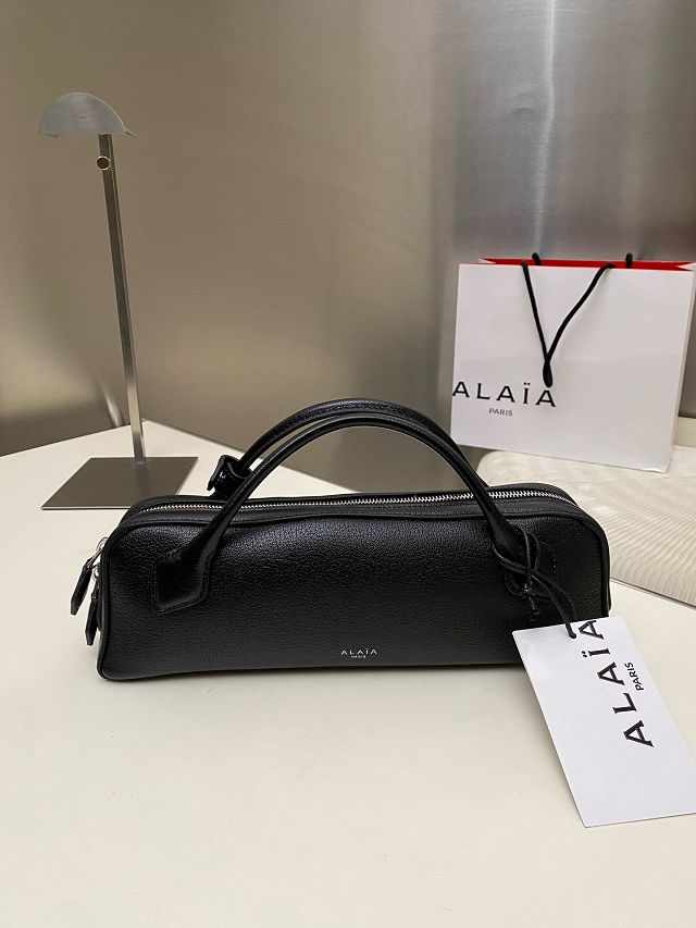 Alaia original lambskin le teckel clutch AL0022 black