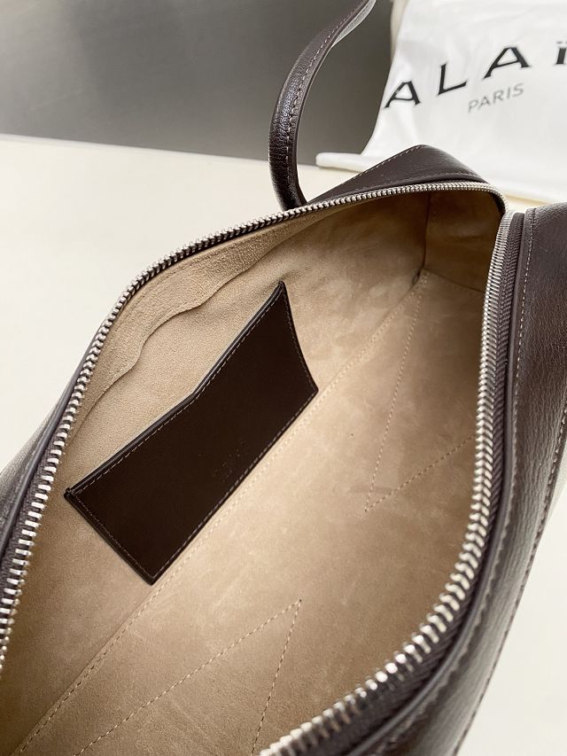 Alaia original lambskin le teckel medium bag AL0024 dark brown