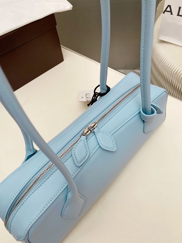 Alaia original lambskin le teckel medium bag AL0024 light blue