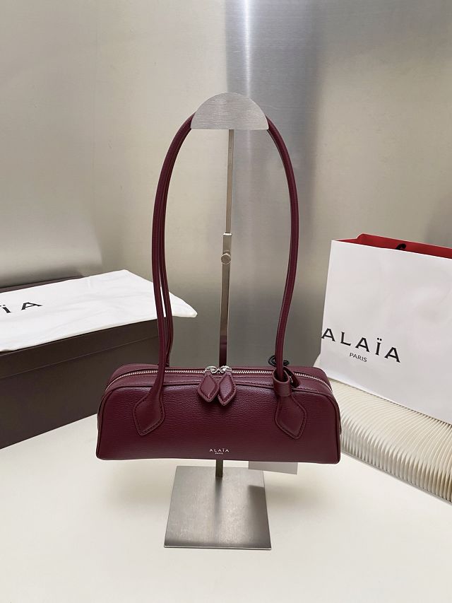 Alaia original lambskin le teckel small bag AL0023 bordeaux