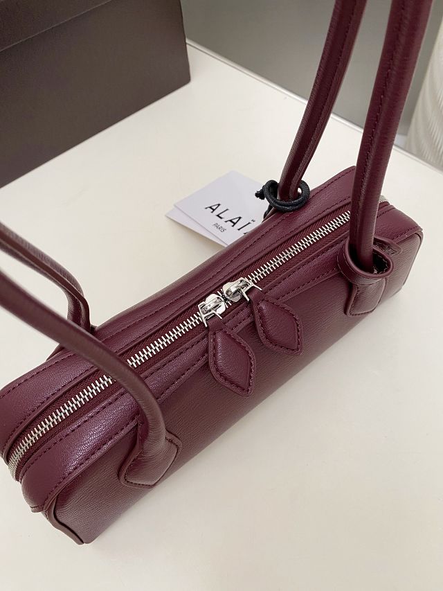 Alaia original lambskin le teckel small bag AL0023 bordeaux
