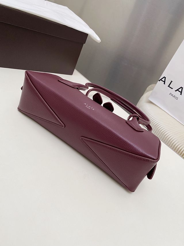 Alaia original lambskin le teckel small bag AL0023 bordeaux