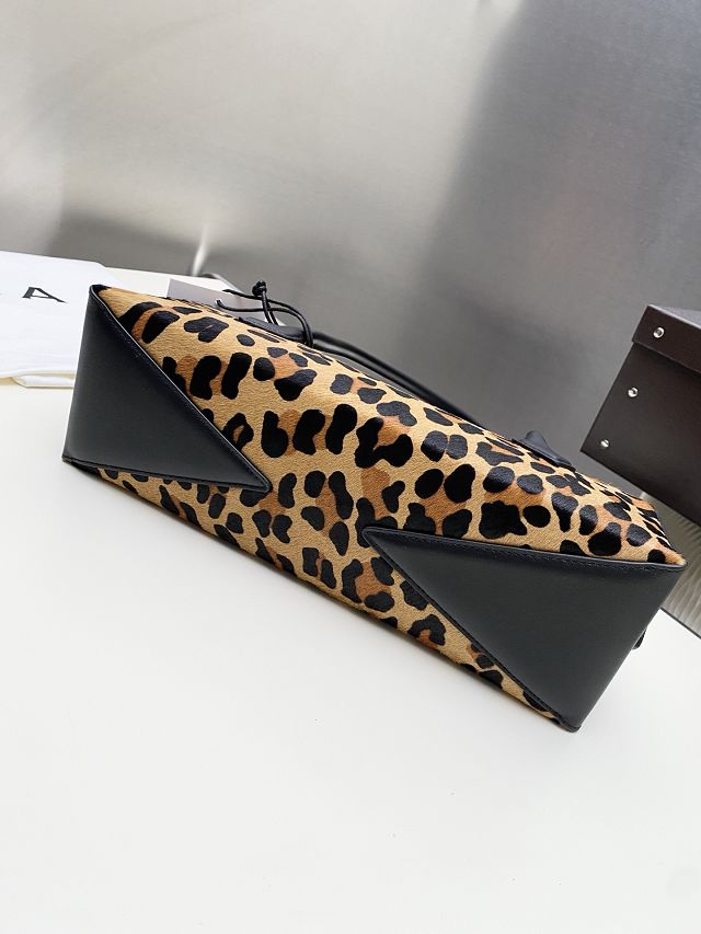 Alaia original leopard haircalf le teckel medium bag AL0024 brown