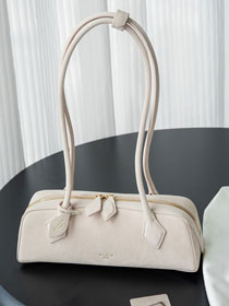 Alaia original nubuck calfskin le teckel small bag AL0023 ivory
