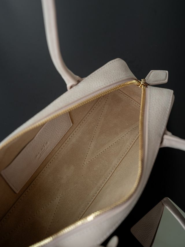 Alaia original nubuck calfskin le teckel small bag AL0023 ivory